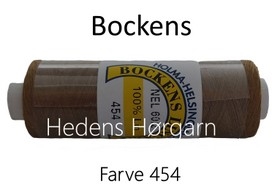 Bockens Hør 60/2 farve 454 brun